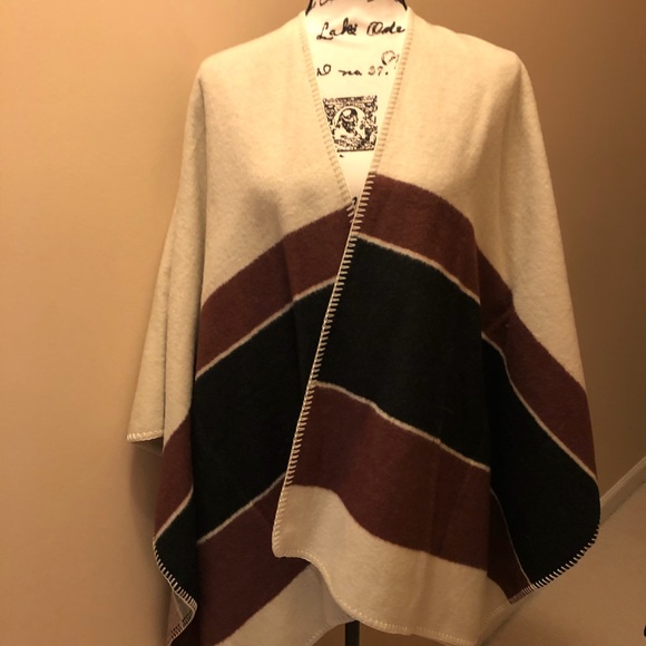 Sanctuary Jackets & Blazers - New Sanctuary Multi Color Warm Poncho ▪️NWT